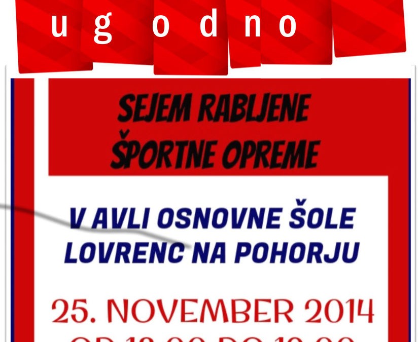 SEJEM RABLJENE ŠPORTNE OPREME
